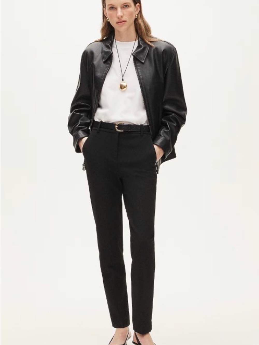 J. Crew Navy Cameron Straight-Leg Tailored Pants